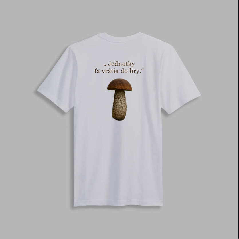 GVBN Merch dizajn – Jednotky ťa vrátia do hry tričko Gymnázia VBN Prievidza, GVBNPD merch kolekcia